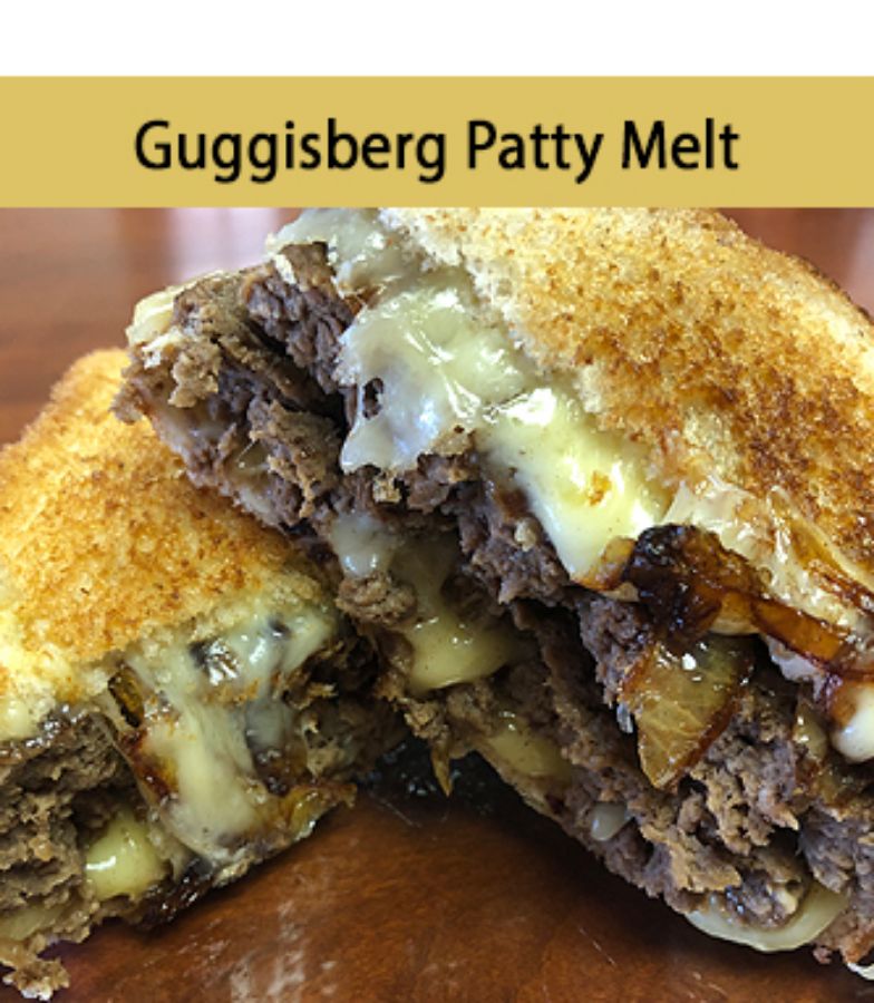 Baby Swiss Patty Melt